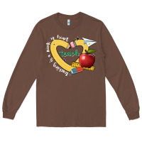Chestnut teaching is a work of heart Long Sleeve Tee - JahusDesignShop