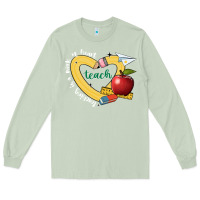 Matcha teaching is a work of heart Long Sleeve Tee - JahusDesignShop