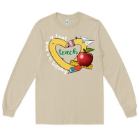 Mushroom teaching is a work of heart Long Sleeve Tee - JahusDesignShop
