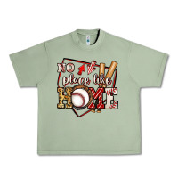 Oil Green no place like home baseball Urban Heavy Tee - Jasminsmagicworld