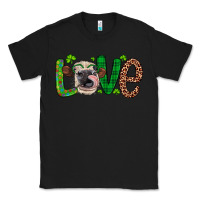 Black Western St. Patrick's Day Love Cow Classic Tee - Artiststas