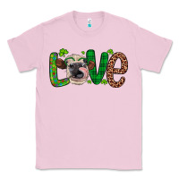 Bubblegum Pink Western St. Patrick's Day Love Cow Classic Tee - Artiststas
