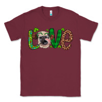 Burgundy Western St. Patrick's Day Love Cow Classic Tee - Artiststas