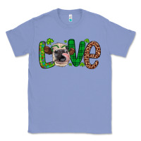 Colony Blue Western St. Patrick's Day Love Cow Classic Tee - Artiststas