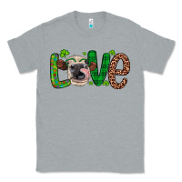Heather Grey Western St. Patrick's Day Love Cow Classic Tee - Artiststas