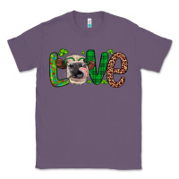 Lavender Western St. Patrick's Day Love Cow Classic Tee - Artiststas