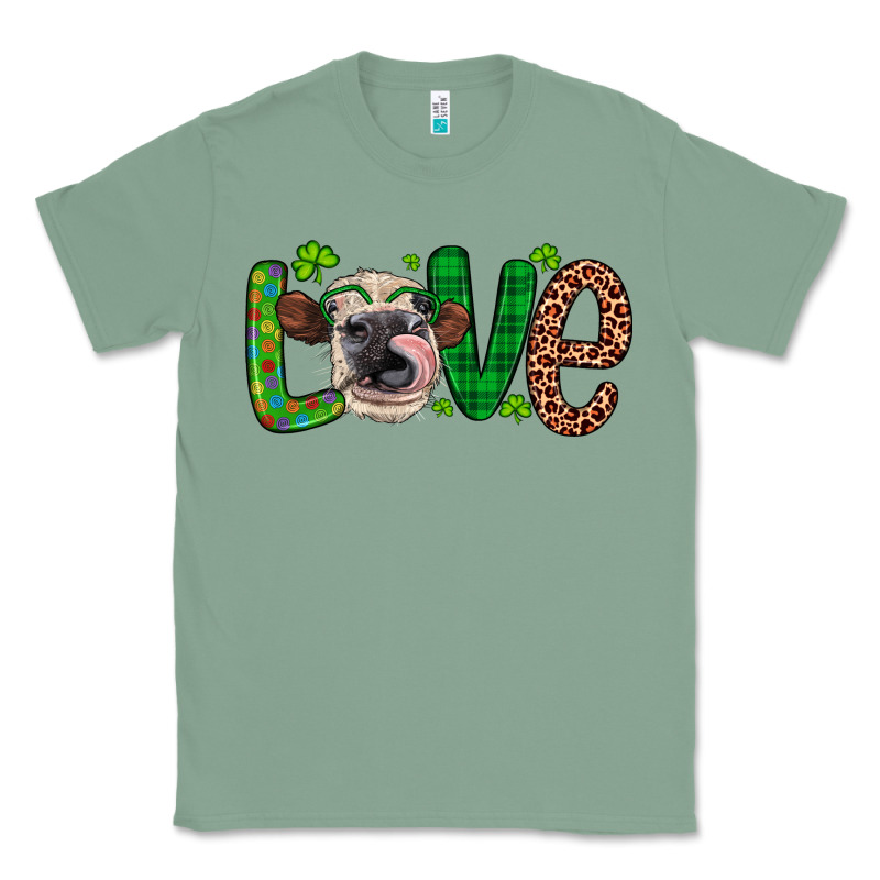 Western St. Patrick's Day Love Cow Classic Tee by Artiststas | Teevron