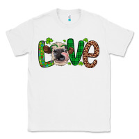 White Western St. Patrick's Day Love Cow Classic Tee - Artiststas