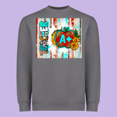 Teacher A+ Tumbler Heavyweight Sweatshirt Designed By Bundleandbundleshop
