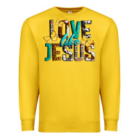 Lemon Love Like Jesus Premium Sweatshirt - LillyAllenDesigns