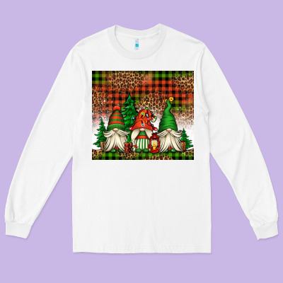 Christmas Gnomes Long Sleeve Tee Designed By Jasminsmagicworld
