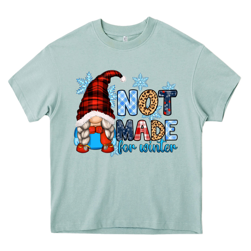 Not Made For Winter With Gnome Heavy Core Tee by Zillion Design Studio | Teevron