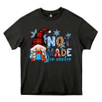 Asphalt not made for winter with gnome Heavy Core Tee - Zillion Design Studio
