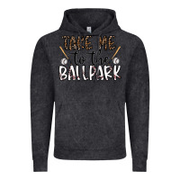 Vintage Black take me to the ballpark Vintage Hoodie - CowhideDigitalArt