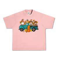 Salmon fall gnomes truck pumpkin sunflowers Urban Heavy Tee - Artiststas