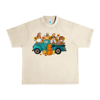 Sandshell fall gnomes truck pumpkin sunflowers Urban Heavy Tee - Artiststas