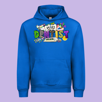 Dentist Mardi Gras Urban Hoodie Designed By Cowgirlartshop