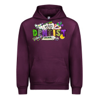 Mauve Wine dentist mardi gras Urban Hoodie - CowGirlArtShop
