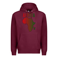 Burgundy Africa Premium Hoodie - Bettercallsaul