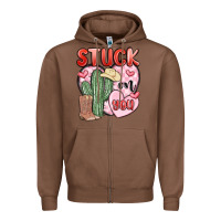 Chestnut stuck on you Zipper Hoodie - MaliasSmallBusiness