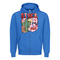 True Royal stuck on you Zipper Hoodie - MaliasSmallBusiness