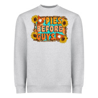 Heather Grey Pies Before Guys Heavyweight Sweatshirt - Artiststas
