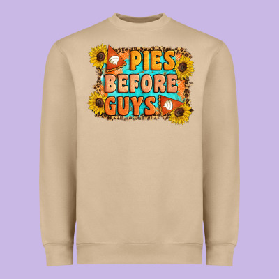 Pies Before Guys Heavyweight Sweatshirt Designed By Artiststas