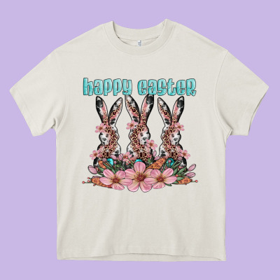 Happy Easter Bunny Heavy Core Tee Designed By Artiststas