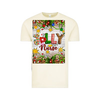 Vintage Arctic Christmas Jolly Nurse Vintage Tee - Artiststas