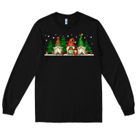 Black Christmas gnomes Long Sleeve Tee - Jasminsmagicworld