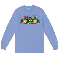 Colony Blue Christmas gnomes Long Sleeve Tee - Jasminsmagicworld