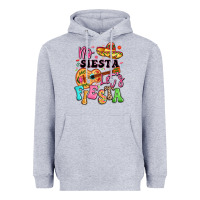 Heather Grey no siesta let's fiesta Heavyweight Hoodie - LillyAllenDesigns
