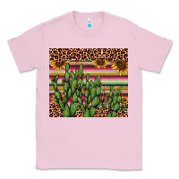 Bubblegum Pink cactus serape Classic Tee - AdoDesignShop