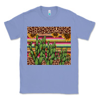 Colony Blue cactus serape Classic Tee - AdoDesignShop
