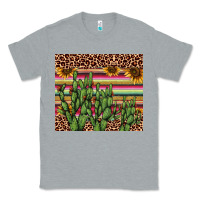Heather Grey cactus serape Classic Tee - AdoDesignShop