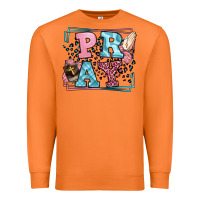 Carrot Pray leopard frame Premium Sweatshirt - LillyAllenDesigns