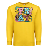 Lemon Pray leopard frame Premium Sweatshirt - LillyAllenDesigns
