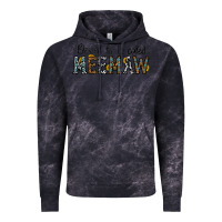 Cloud Black blessed meemaw Vintage Hoodie - CowhideDigitalArt