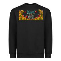 Blessed Teacher Libbey Glass Heavyweight Sweatshirt | Teevron
