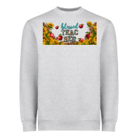 Heather Grey blessed teacher libbey glass Heavyweight Sweatshirt - BundleAndBundleShop