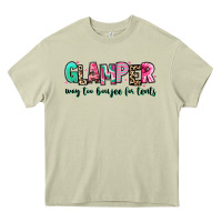Mossy glamper way too boujee for tents Heavy Core Tee - RanaPortraitStore
