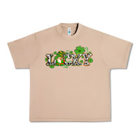 Burro lucky with gnome and  shamrocks Urban Heavy Tee - AdoDesignShop
