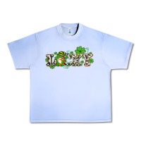 Grape Ice lucky with gnome and  shamrocks Urban Heavy Tee - AdoDesignShop