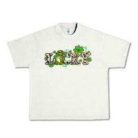 Pistachio lucky with gnome and  shamrocks Urban Heavy Tee - AdoDesignShop
