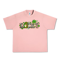 Salmon lucky with gnome and  shamrocks Urban Heavy Tee - AdoDesignShop
