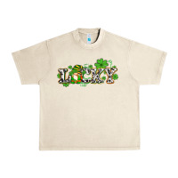 Sandshell lucky with gnome and  shamrocks Urban Heavy Tee - AdoDesignShop