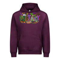 Mauve Wine dietary mardi gras Urban Hoodie - CowGirlArtShop