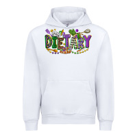 White dietary mardi gras Urban Hoodie - CowGirlArtShop