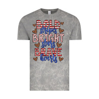 Bold Stripes Bright Stars Brave Hearts Vintage Tee | Teevron