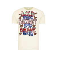 Vintage Arctic bold stripes bright stars brave hearts Vintage Tee - JahusDesignShop